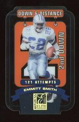 Emmitt Smith [2nd Down Die Cut] Football Cards 2000 Panini Donruss Elite Down and Distance Prices