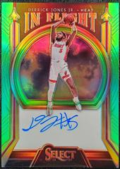 Derrick Jones Jr. [Neon Green Prizm] #IF-DJJ Basketball Cards 2019 Panini Select in Flight Signatures Prices
