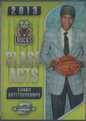 Giannis Antetokounmpo [Gold] #19 Basketball Cards 2018 Panini Contenders Optic Class Acts Prices