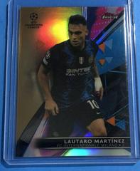 Lautaro Martinez [Refractor] Soccer Cards 2021 Topps Finest UEFA Champions League Prices