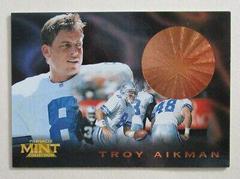 Troy Aikman [Bronze] Football Cards 1996 Pinnacle Mint Prices