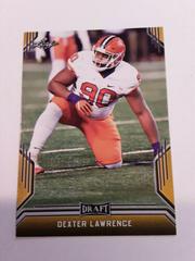 Dexter Lawrence [Gold] #24 Football Cards 2019 Leaf Draft Prices