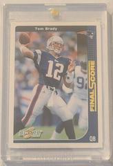 Tom Brady [Final Score] #137 Football Cards 2002 Panini Score Prices