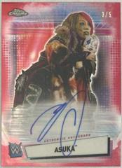 Asuka [Red Refractor] Wrestling Cards 2021 Topps Chrome WWE Autographs Prices