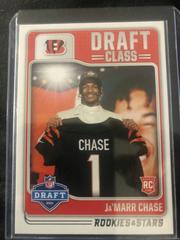 Jamarr Chase #DC5 Football Cards 2021 Panini Rookies and Stars Draft Class Prices