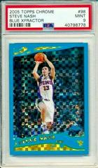 Steve Nash [Blue Xfractor] Basketball Cards 2005 Topps Chrome Prices