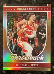 Trae Young #17 Basketball Cards 2022 Panini Hoops Throwback Prices