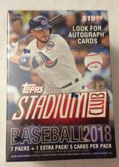 Blaster Box Baseball Cards 2018 Stadium Club Prices