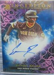 Ethan Salas [Blue Foil] #PPA-ES Baseball Cards 2023 Bowman Inception Primordial Prospect Autograph Prices