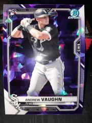 Andrew Vaughn [Purple] #5 Baseball Cards 2021 Bowman Chrome Sapphire Prices