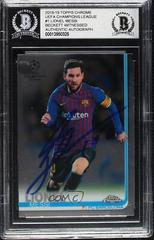 Lionel Messi [Autograph] Soccer Cards 2018 Topps Chrome UEFA Champions League Prices
