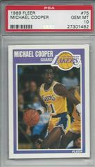 Michael Cooper #75 Basketball Cards 1989 Fleer Prices