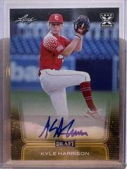Kyle Harrison [Hobby] #BA-KH1 Baseball Cards 2020 Leaf Draft Autographs Prices
