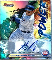 Anthony Rizzo [Autograph] #PP-ANR Baseball Cards 2019 Bowman's Best Power Producers Prices