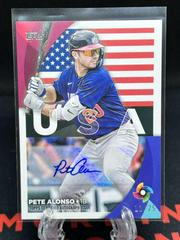 Pete Alonso [Autograph] Baseball Cards 2023 Topps World Classic Stars Prices