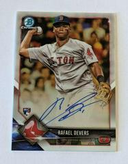 Rafael Devers #BCRA-RD Baseball Cards 2018 Bowman Chrome Rookie Autographs Prices