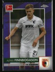 Alfred Finnbogason [Purple Refractor] Soccer Cards 2020 Topps Chrome Bundesliga Prices
