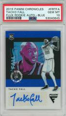Tacko Fall [Blue] Basketball Cards 2019 Panini Chronicles Flux Rookie Autographs Prices
