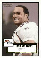 Kyle Johnson #401 Football Cards 2006 Topps Heritage Prices