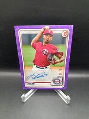 Jhoan Duran [Purple] Baseball Cards 2020 Bowman Paper Prospect Autographs Prices