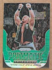 Stone Cold Steve Austin [Green Pulsar Prizm] Wrestling Cards 2022 Panini Prizm WWE Prizmatic Entrances Prices