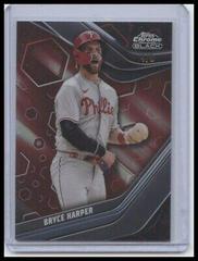 Bryce Harper [Red] #55 Baseball Cards 2023 Topps Chrome Black Prices