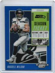 Russell Wilson [Blue] #10 Football Cards 2018 Panini Contenders Optic Prices