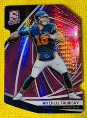 Mitchell Trubisky [Neon Pink Die-Cut] Football Cards 2019 Panini Spectra Prices