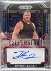 Brock Lesnar #SA-BLS Wrestling Cards 2022 Panini Prizm WWE Superstar Autographs Prices