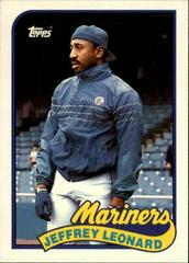 Jeffrey Leonard #72T Baseball Cards 1989 Topps Traded Prices