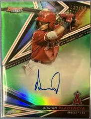 Adrian Placencia [Green] #B22-AP Baseball Cards 2022 Bowman's Best of Autographs Prices