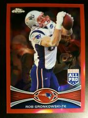Rob Gronkowski [Red Refractor] #12 Football Cards 2012 Topps Chrome Prices
