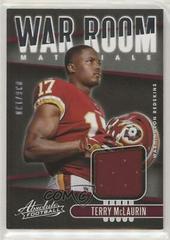 Terry McLaurin Football Cards 2019 Panini Absolute War Room Materials Prices