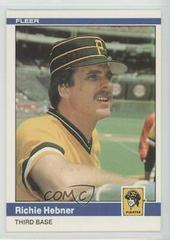 Richie Hebner Baseball Cards 1984 Fleer Prices