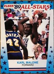 Karl Malone Basketball Cards 1989 Fleer Sticker Prices