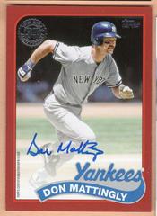 Don Mattingly [Red] #89BA-DM Baseball Cards 2024 Topps 1989 Autograph Prices