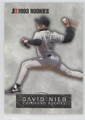 David Nied #7 Baseball Cards 1993 Jimmy Dean Rookies Prices