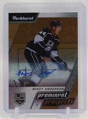 Mikey Anderson [Autograph Gold] Hockey Cards 2020 Parkhurst Prominent Prospects Prices
