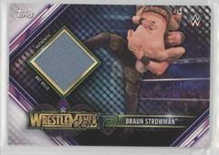 Braun Strowman #MR-BS Wrestling Cards 2019 Topps WWE Road to Wrestlemania Mat Relics Prices