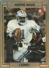 Andre Ware #44 Football Cards 1990 Action Packed Rookie Update Prices
