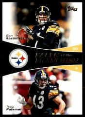 Ben Roethlisberger, Troy Polamalu Football Cards 2011 Topps Faces of the Franchise Prices