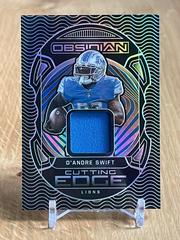 D'Andre Swift #CE-DSW Football Cards 2022 Panini Obsidian Cutting Edge Prices