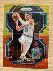 LaMelo Ball [Red Gold Wave] Basketball Cards 2021 Panini Prizm Prices