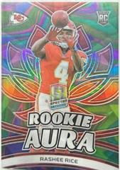 Rashee Rice [Marble Neon] #9 Football Cards 2023 Panini Spectra Rookie Aura Prices