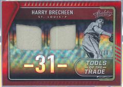 Harry Brecheen [Spectrum Red] Baseball Cards 2022 Panini Absolute Tools of the Trade 2 Swatch Prices