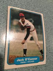 Jack O’Connor #557 Baseball Cards 1982 Fleer Prices
