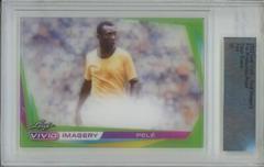 Pele [Green] Soccer Cards 2022 Leaf Vivid Imagery Prices