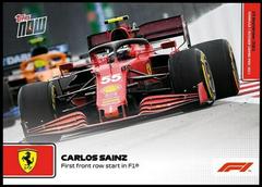 Carlos Sainz #59 Racing Cards 2021 Topps Now Formula 1 Prices