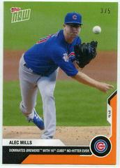 Alec Mills [Orange] #261 Baseball Cards 2020 Topps Now Prices