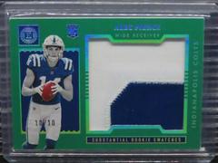Alec Pierce [Emerald] #SS-18 Football Cards 2022 Panini Encased Substantial Rookie Swatches Prices